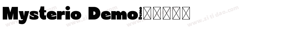 Mysterio Demo字体转换